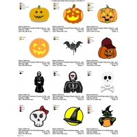 12 Halloween Embroidery Designs Collection 13